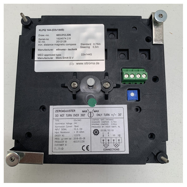 Індикатор кута повороту керма Raytheon Anschutz - 70 градусів - KLPQ-144 603