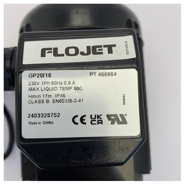 Flojet GP20/18 Višenamjenska centrifugalna pumpa 18L/min - 230V - 466964 