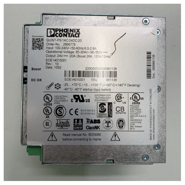 Inverter Phoenix Electric QUINT-PS/1AC/24DC/20