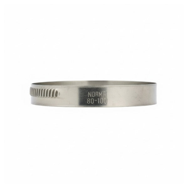 Norma Torro W4 spændebånd rustfrit stål 80-100 mm / 13 mm - Marinekvalitet 