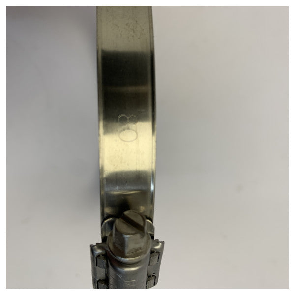 Norma W4 slangeklemme rustfrit stål 110-140 mm - Marine Quality 