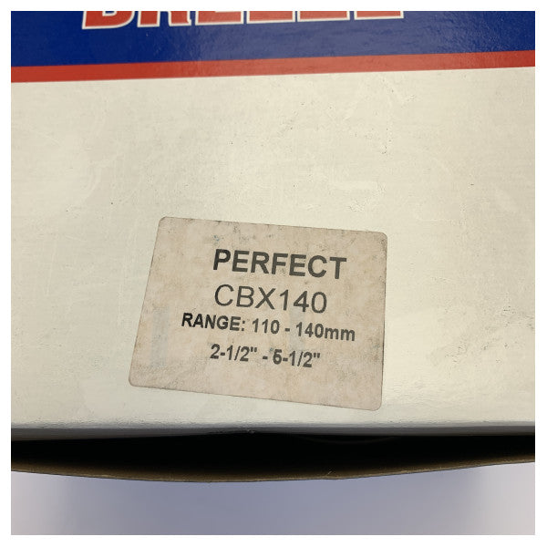 Norma W4 slangeklemme rustfrit stål 110-140 mm - Marine Quality 