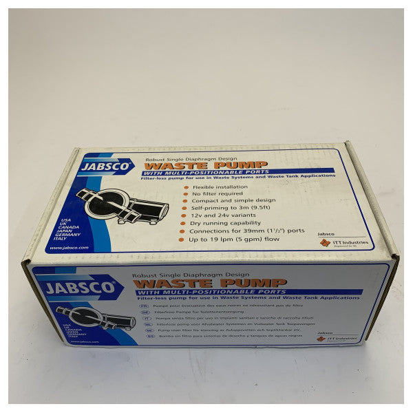 Pompa per acque nere Jabsco 50890 12V 