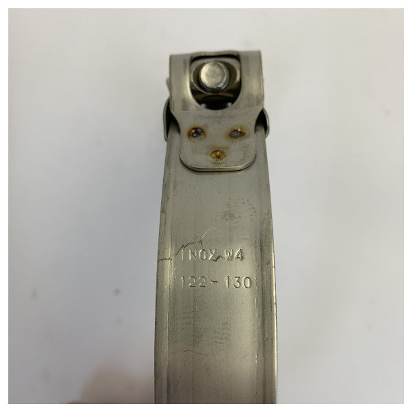 Jabsco Marine Stainless Steel W4 Heavy Duty Hose Clamp 122-130mm - Zestaw 10 sztuk 