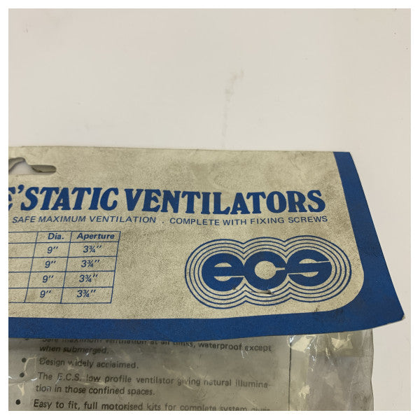 ECS Ventair 4481 avstengningsventilasjonsrist - marine- og bobilventilhette 