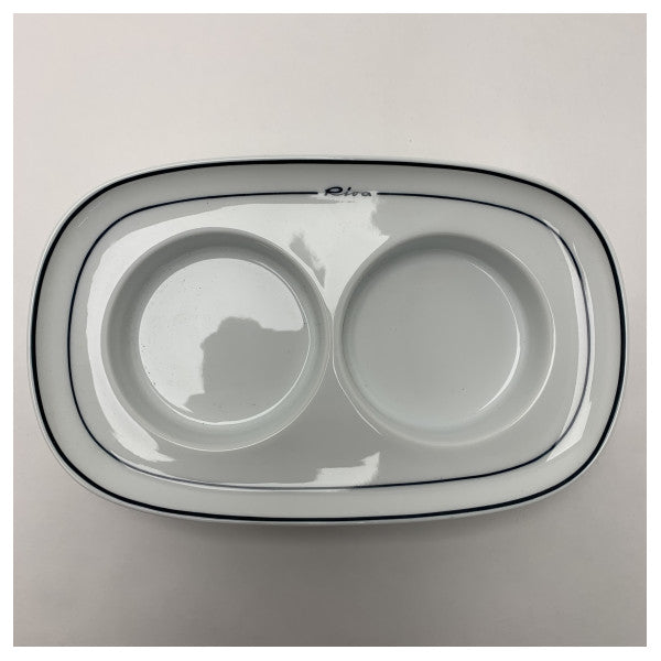 Riva Ceramic Oil and Vinegar Tray for Boats - Durable, Stylish Marine Condiment Holder