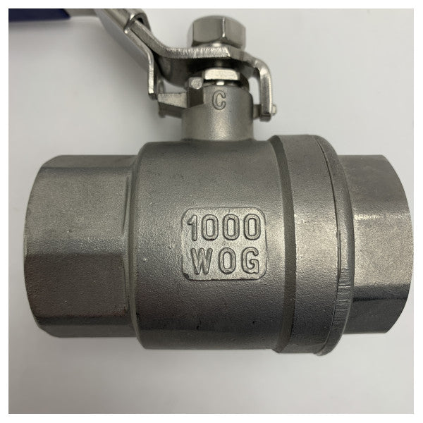 Неръждаема стоманена топка клапан 1 1/4 инча 