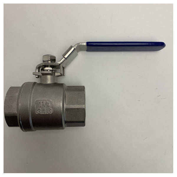 Неръждаема стоманена топка клапан 1 1/4 инча 