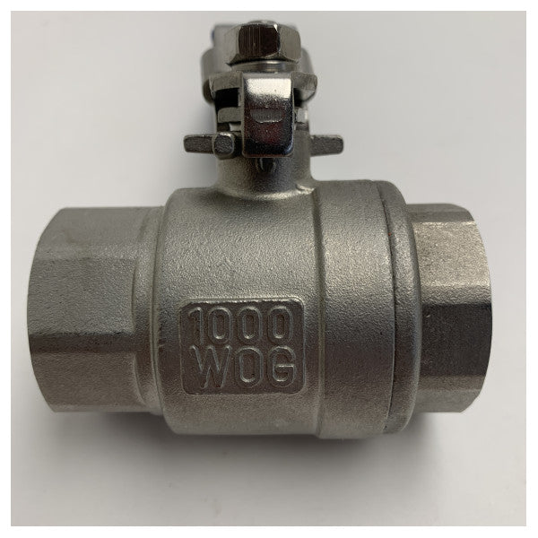 Неръждаема стомана 1 инч 1000 WOG топка клапан 