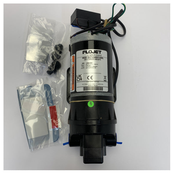 Flojet MPU 230V E/S 2C SW60 Fresh Water Pump 6.1L/m 60 Psi  - D3732H5011ARL 