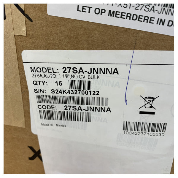 Bomba de sentina automática de 1100 GPH 12V - 27SA-JNNNA Bomba de manguera 