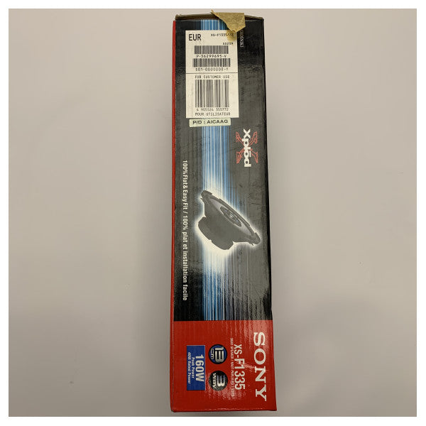 Sony XS-F1335 160W vanntett marine 3-veis høyttaler
