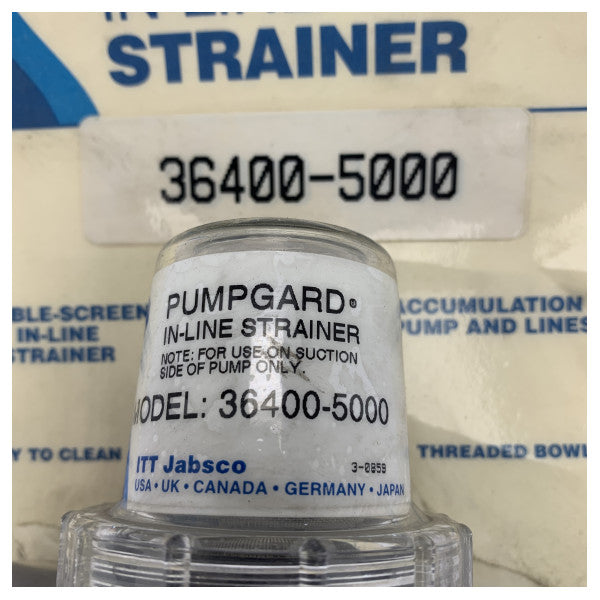 Jabsco Inline-Wasserfilter 36400-5000 - Frischwasserfilter 