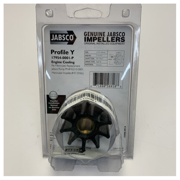 Jabsco 17954-0001-P Impeller - Swivel til marine motorer - Neopren 