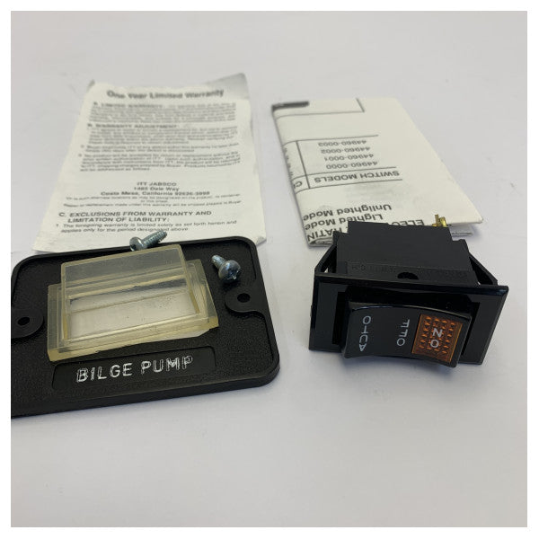 Jabsco 44960-0000 Osvijetljeni 3-putni prekidač 12V - Pomorski pumpa za vodu prekidač 
