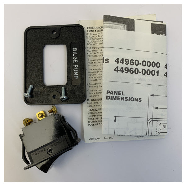 Jabsco 44960-0001 Pomorski 3-Way Prekidač - Električni - 12V 