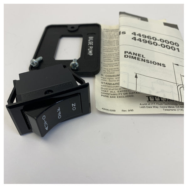 Jabsco 44960-0001 Pomorski 3-Way Prekidač - Električni - 12V 