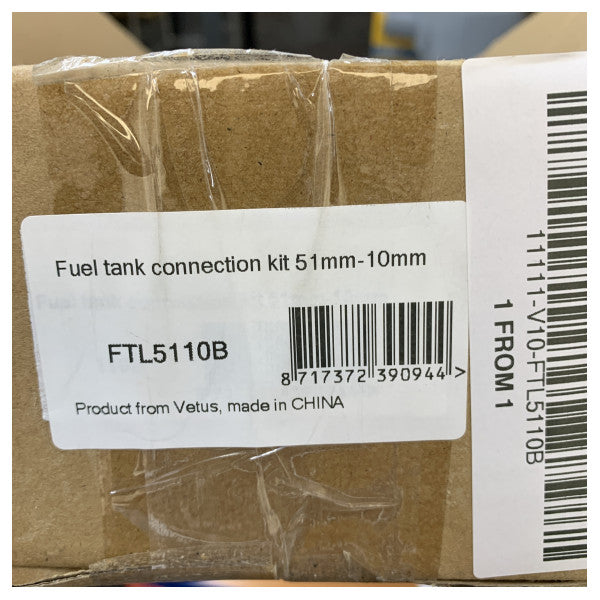 Vetus FTL5110B brændstof-tilslutningssæt til brændstoftank - 51 mm/10 mm 