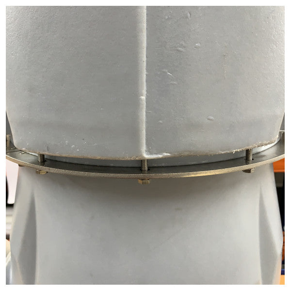 Vetus MGS водяний замок із пластику - MGS5456A - вхід 127 мм - вихід під кутом 45° 