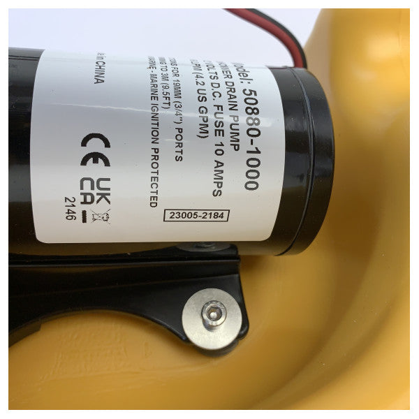 Jabsco Abwassertank-System 35L mit 12V Zerkleinerungspumpe und Sensor 