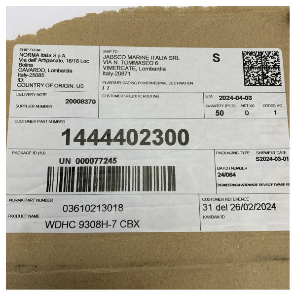 Хомут для шланга Perfect W4 з нержавіючої сталі 316 13-23 мм 