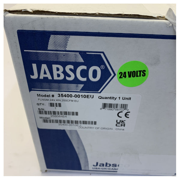 Jabsco 35400-0010EU Морски вентилационен вентилатор - 24V 
