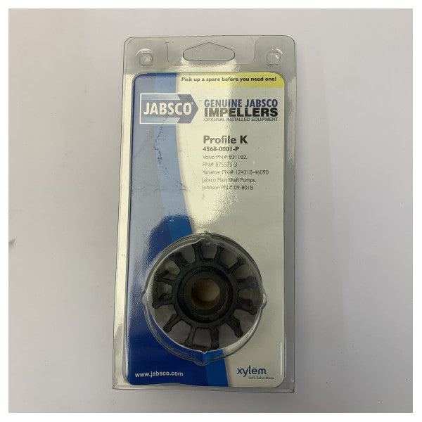 Kit de impulsor Jabsco 4568-0001-P - pieza para bomba de agua de motor marino 