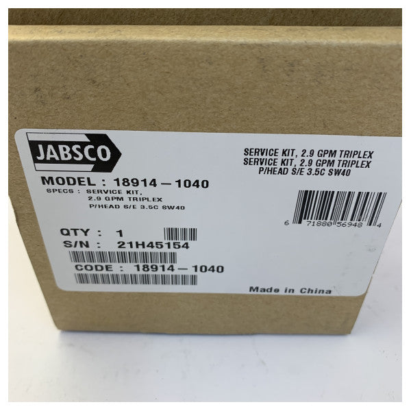 Jabsco 18914-1040 Pump Housing Kit - Marine Pump Parts 