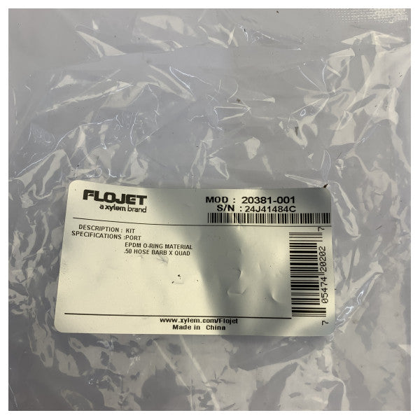 Flojet 20381-001 Connection Kit - 4-piece Set of Marine Fittings 
