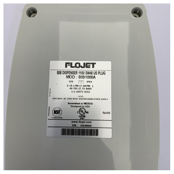 Flojet SW40 Bag-in-Box pumpa za doziranje napitaka 115V - BIB1000A 
