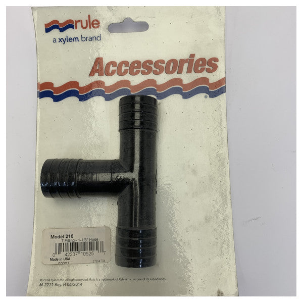 Rule 216 1-1/8inch - 29mm морський T-подібний з'єднувач для шланга 
