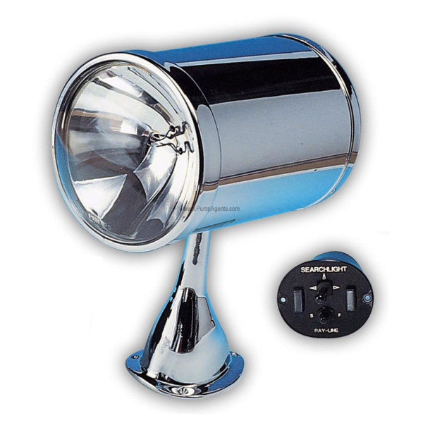 Jabsco 8-Inch -62042-4006 Marine Søkelys 24V Krom Fast Montering 