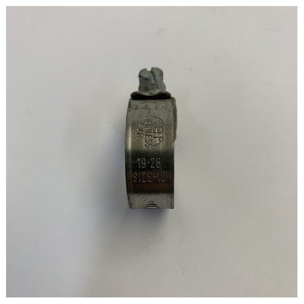 Хомут для шланга ABA 19x28мм з нержавіючої сталі морського класу - 64400028S 