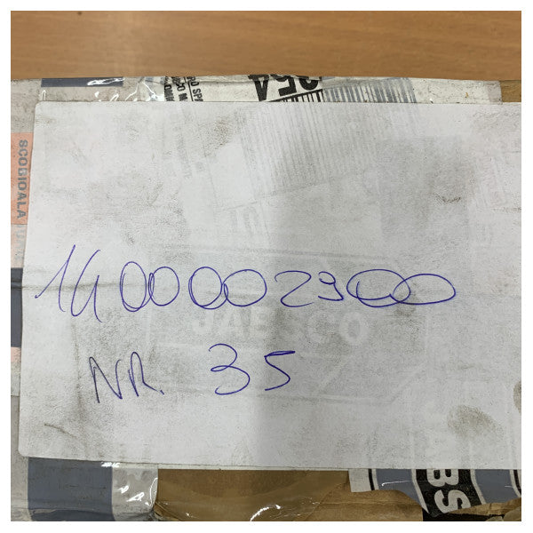 Хомут для шланга ABA 19x28мм з нержавіючої сталі морського класу - 64400028S 