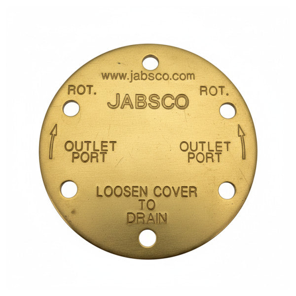 Jabsco 9566 Brass Pump Drain Cover - 0190956600