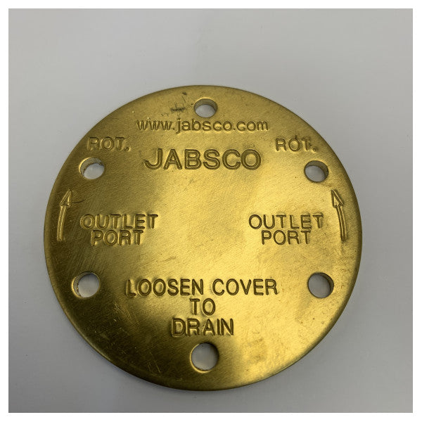 Jabsco 9566 Brass Pump Drain Cover - 0190956600