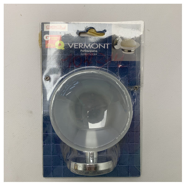 Vermont Gedy 4211 Soconte de savon Design élégant avec finition chromée