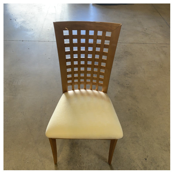 Costantini Pietro 27595 Design Spisestol i Tre med Lær 