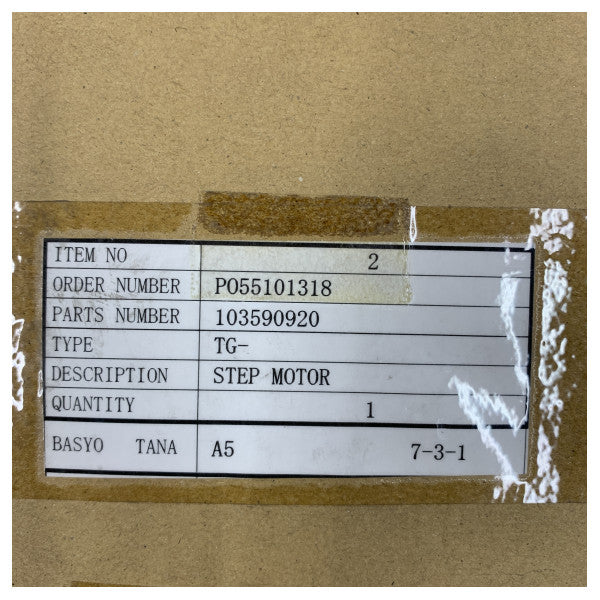 Tokyo Keiki TG-Series Gyrocompass Step Motor 24V 180X 