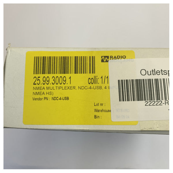 Multiplexer NMEA 0183 Actisense NDC-4-USB con cavo USB integrato 