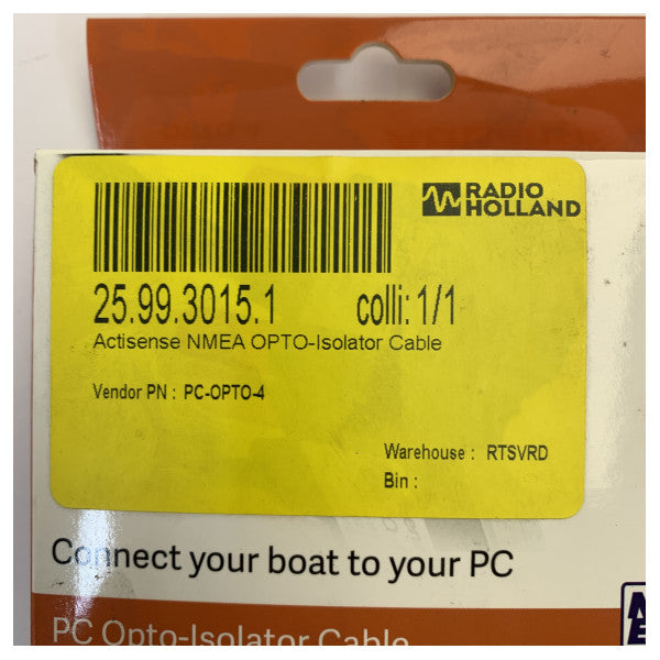 Actisense PC-OPTO-4 NMEA 0183 to PC Opto-Isolator Cable | DB9 to Bare Wire 