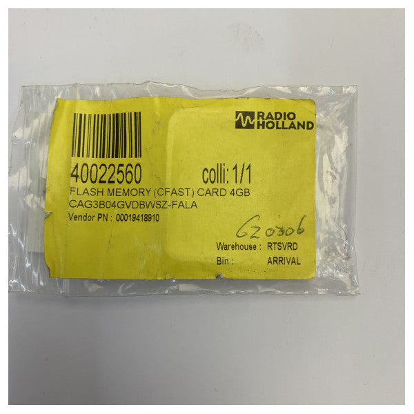 Furuno TDK CFastフラッシュメモリーカード 4GB - 24SCAG3B04GVDBWSZ-FALA - 104890 