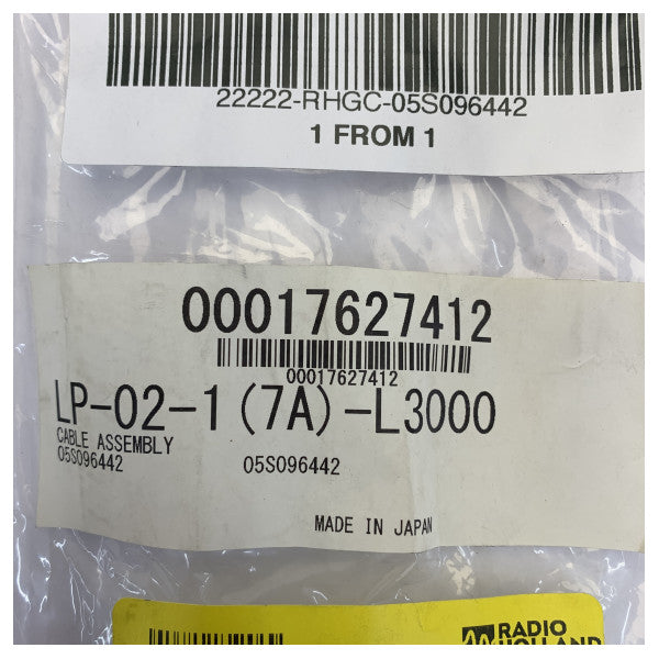 Furuno LP-02-1(7A)-L3000 Cable Assembly 05S096442 3m