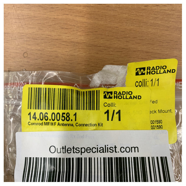 Kit de conexión Comrod ARDT para extremo de alimentación Rx de antena marina MF/HF 