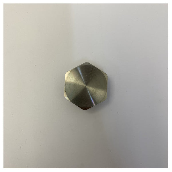 Hummel M25x1.5 V-INOX VMQシリコンシール付きブラインドプラグ - ステンレススチール 