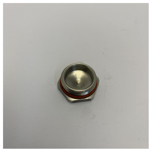 Hummel M20x1.5 Tapón ciego de acero inoxidable V-INOX-VMQ para entrada de cable 
