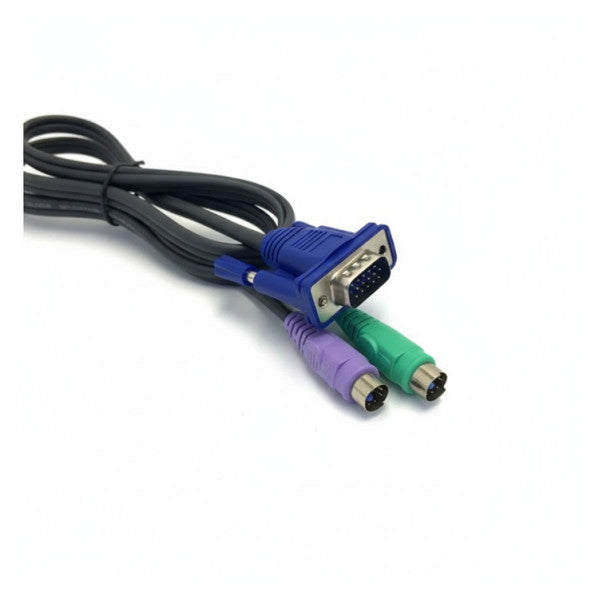 Aten 2L-5202P PS/2 KVM-kabel 1,8 m med 3-i-1 SPHD-kontakt 