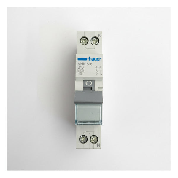 Hager MHN516 サーキットブレーカー 16A 1P+N 230V - 船舶用電気機器 