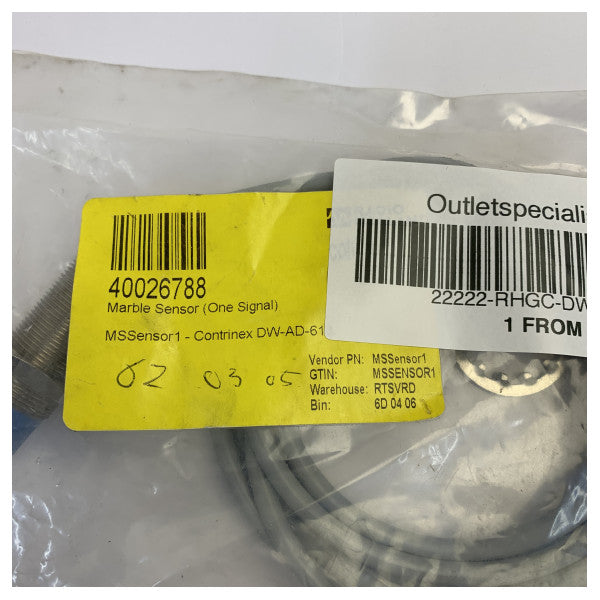 Marble MSSensor1 Επαγωγικός Αισθητήρας - Contrinex DW-AD-613 Ναυτιλιακός Αισθητήρας Θέσης 