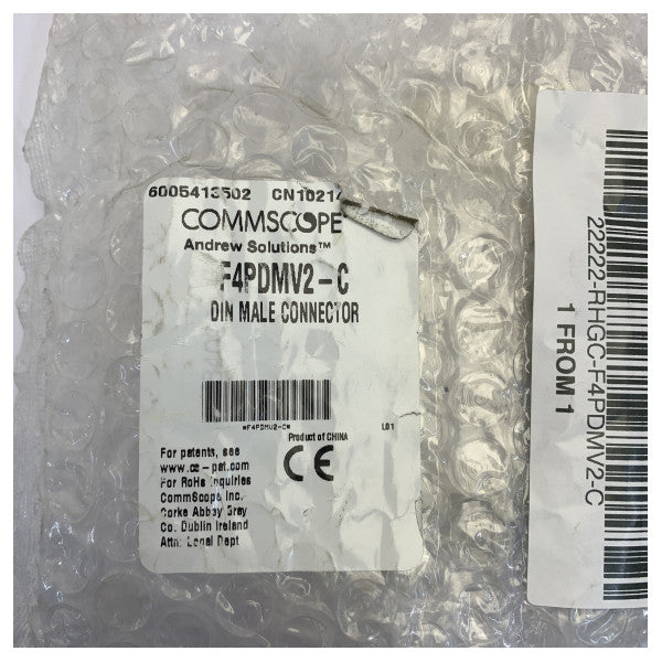 Heliax RF Connector N-Type han Solder-Type F4PNMV2-HC 